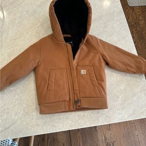 Carhartt Brown Hooded Jacket never worn